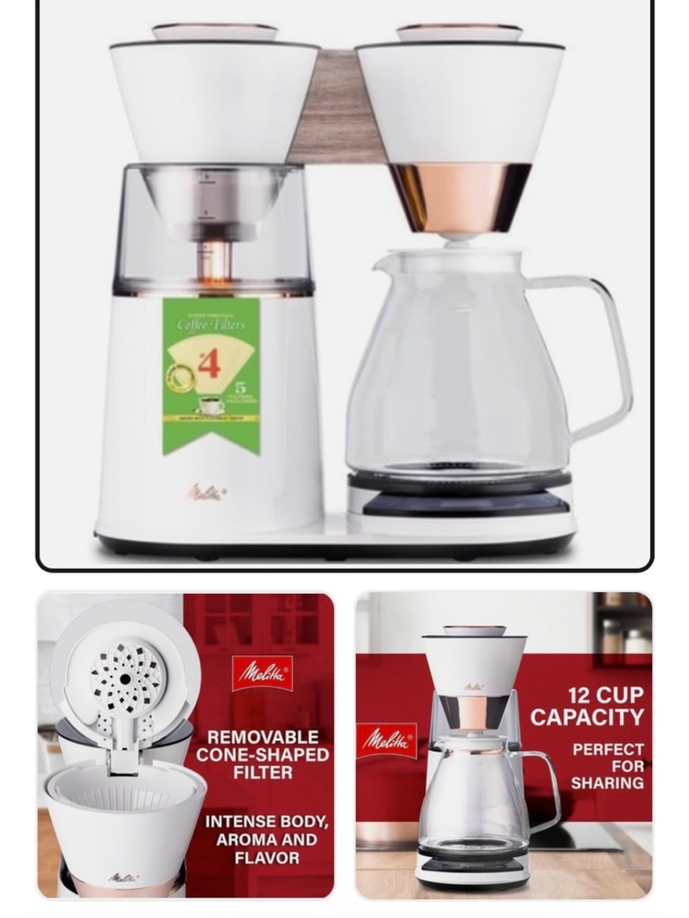 NEW in box-Melitta  12-Cup Drip Coffee Maker